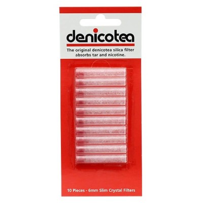 Denicotea Φίλτρα Πίπας Τσιγάρου Slim 6mm